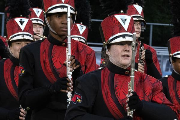 Crofton High School Marching Band Performing